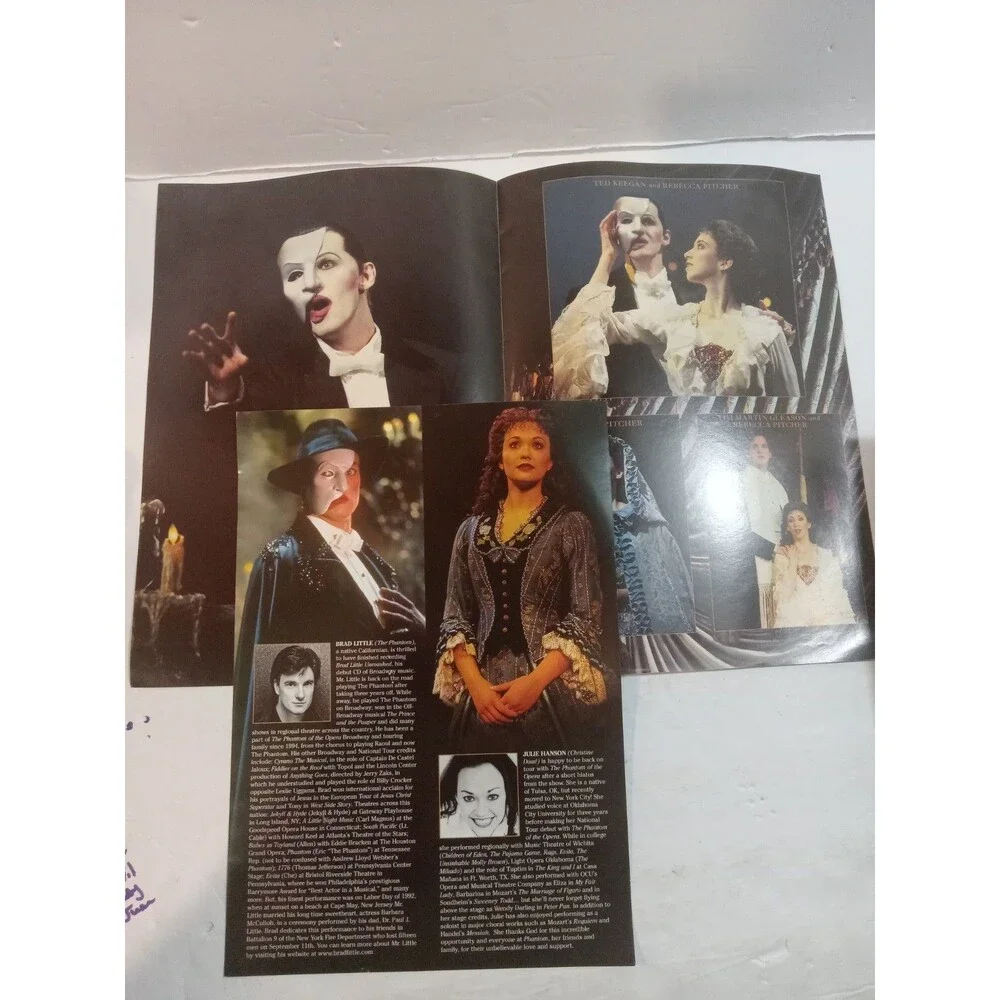 VTG Phantom of the Opera Souvenir Program w/Inserts